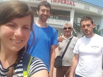 The kind friends we met travelling in Albania