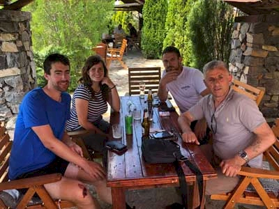 Enjoying restaurants in Krume
