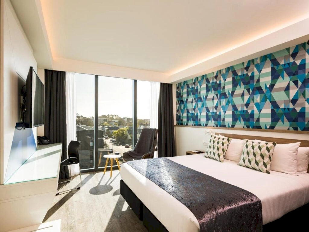 Hotel room in Christchurch where we spent our wedding elopement night