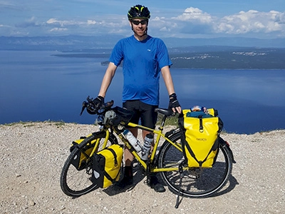 Stewart Law on Island Cres, Croatia