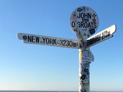 Where to Stay Cycling John O’ Groats to Land’s End