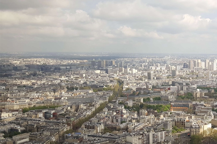 landscape image of paris